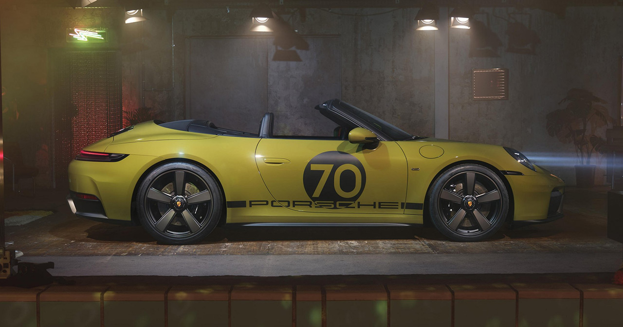 Reloj Sport Chrono en el Porsche 911 Spirit 70