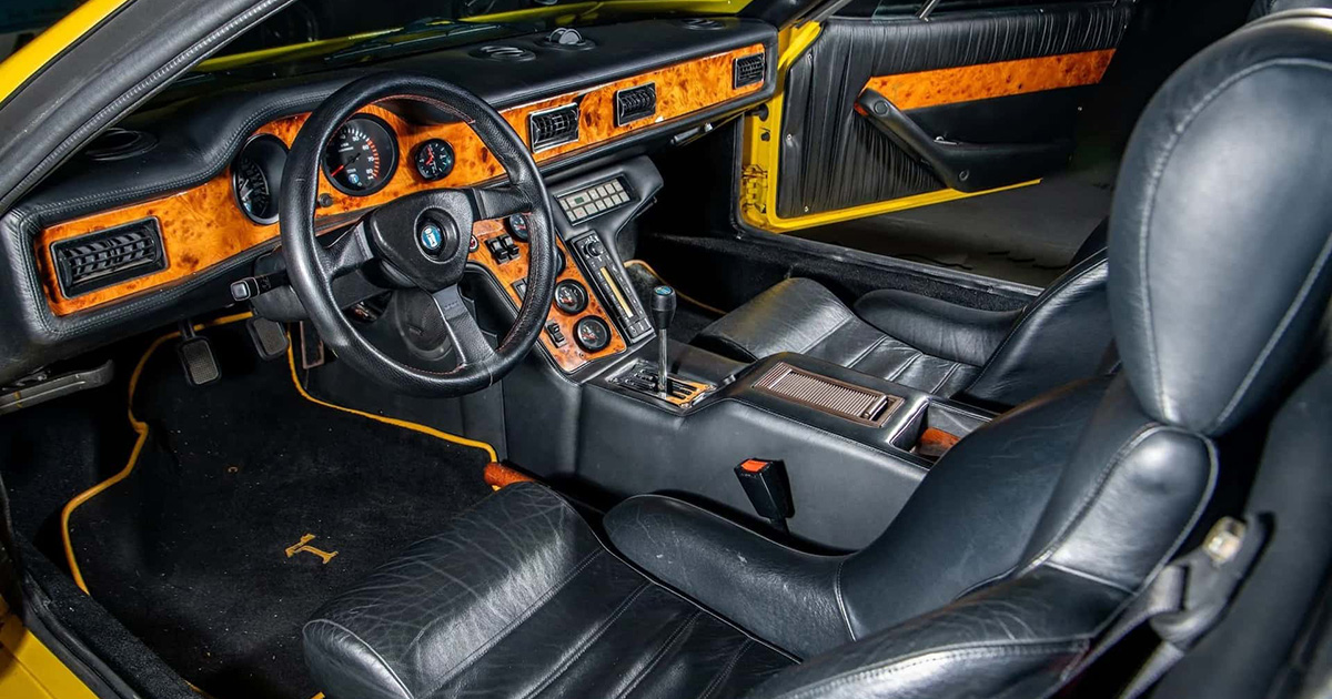 Interior De Tomaso Pantera 90 Si Interior De Tomaso Pantera 90 Si