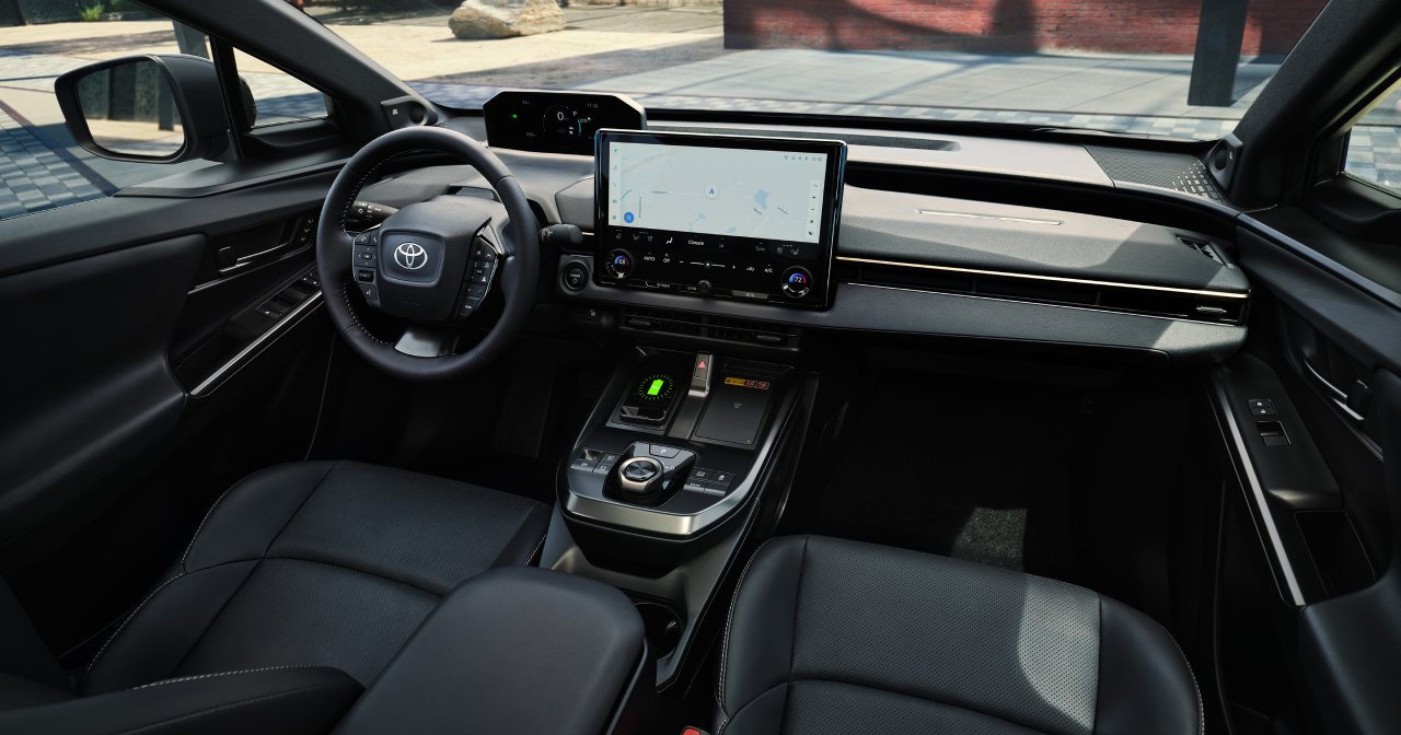 Interior del Toyota bZ renovado Interior del Toyota bZ renovado