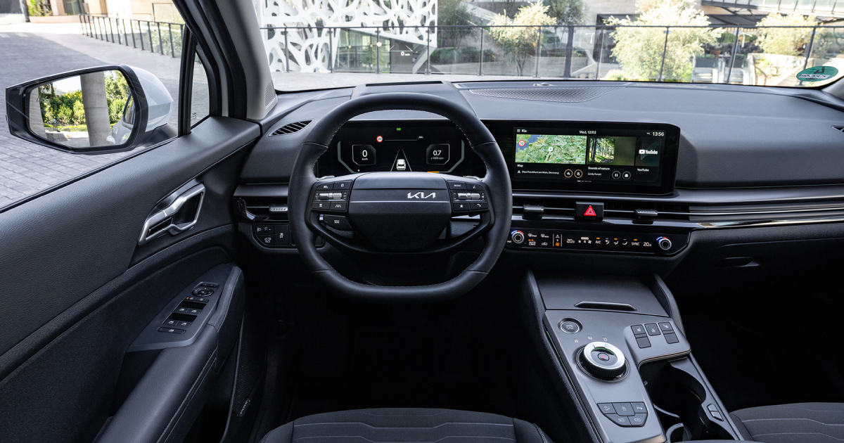 Foto del interior del Kia Sportage Foto del interior del Kia Sportage