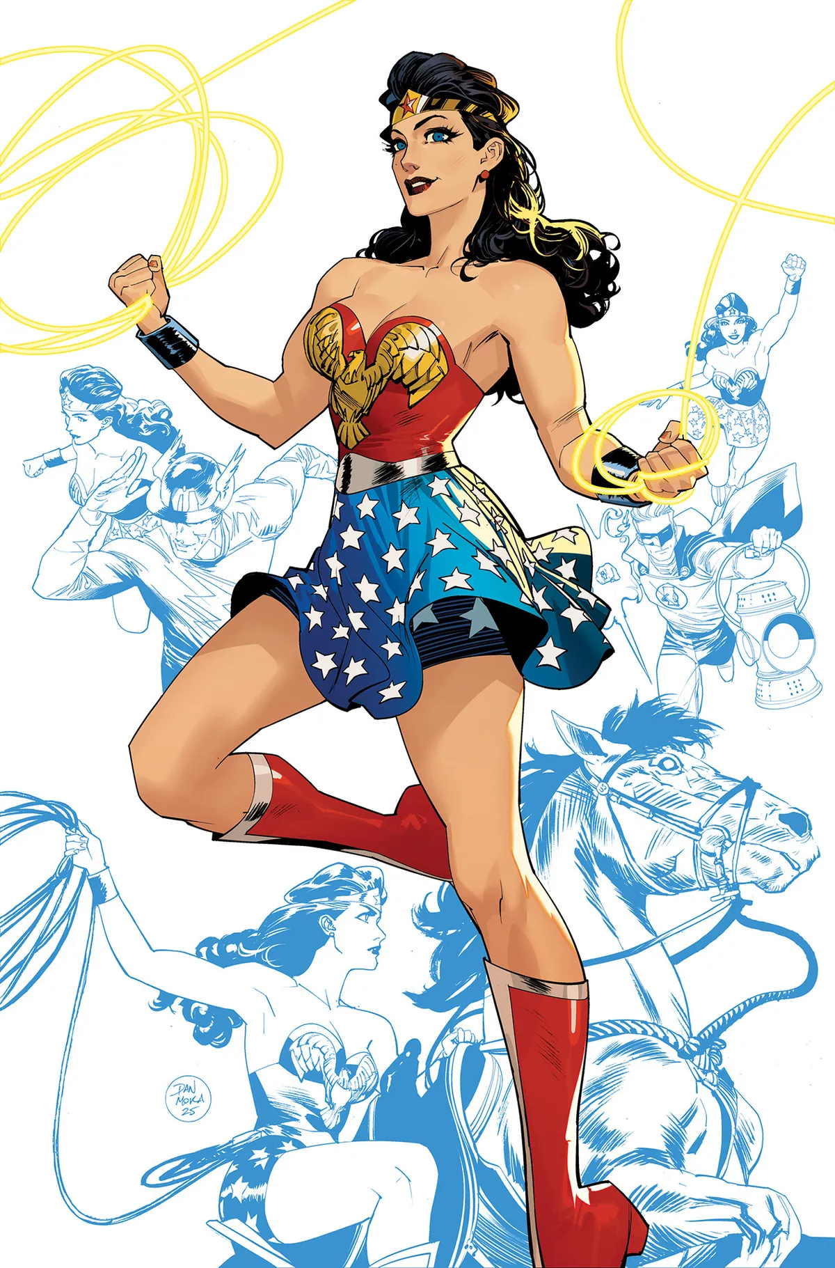 Una página de la nueva historia del Universo DC