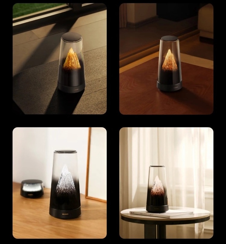 Huawei X3 Pro - router de arte en un estuche transparente con una composición decorativa