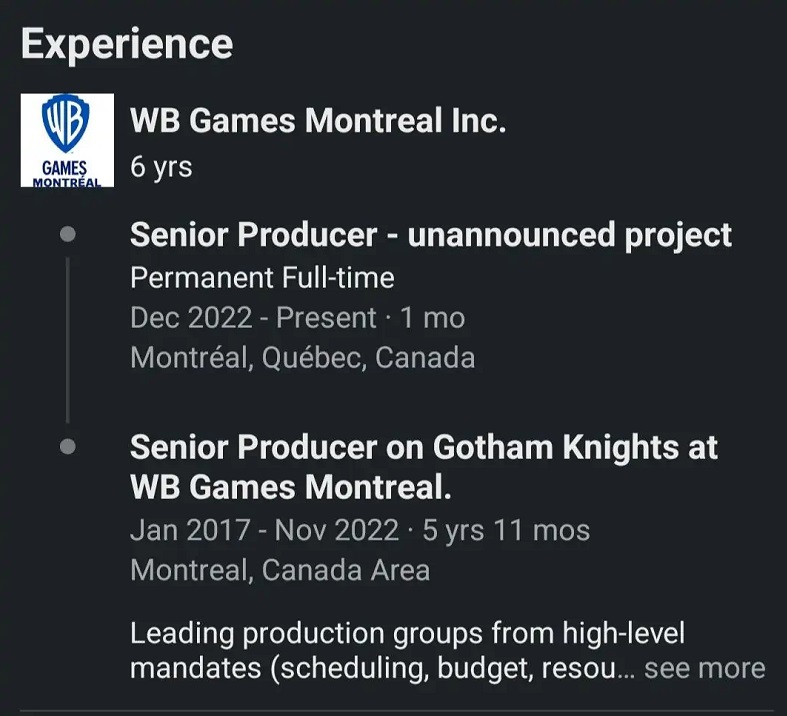 Los desarrolladores de Gotham Knights ya trabajan en un nuevo juego basado en el universo de DC Comics-2 Los desarrolladores de Gotham Knights ya trabajan en un nuevo juego basado en el universo de DC Comics-2