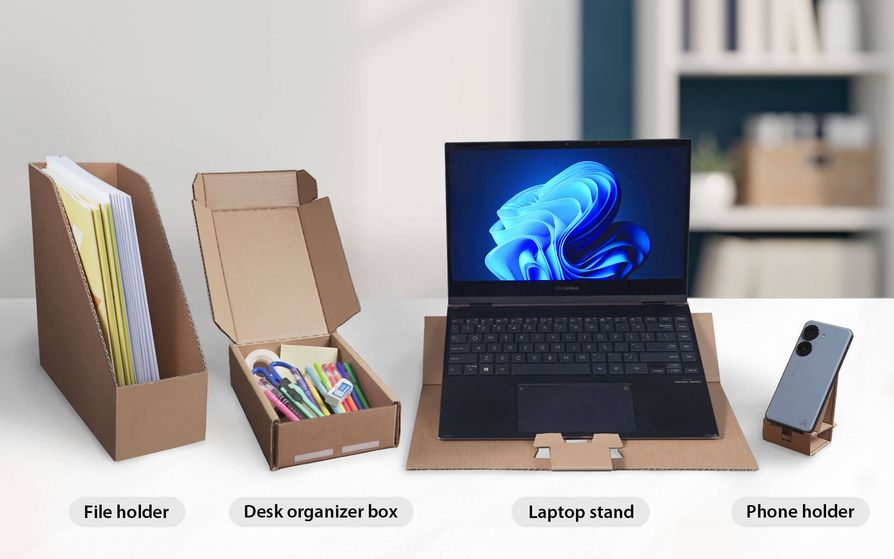 Embalaje de los monitores Asus. Ilustración: Asus Embalaje de los monitores Asus