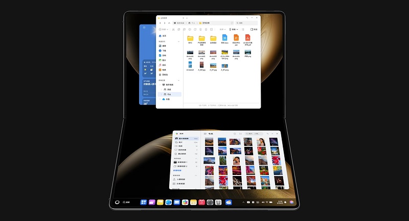 MateBook Fold Ultimate Design - vista desplegada MateBook Fold Ultimate Design - vista desplegada