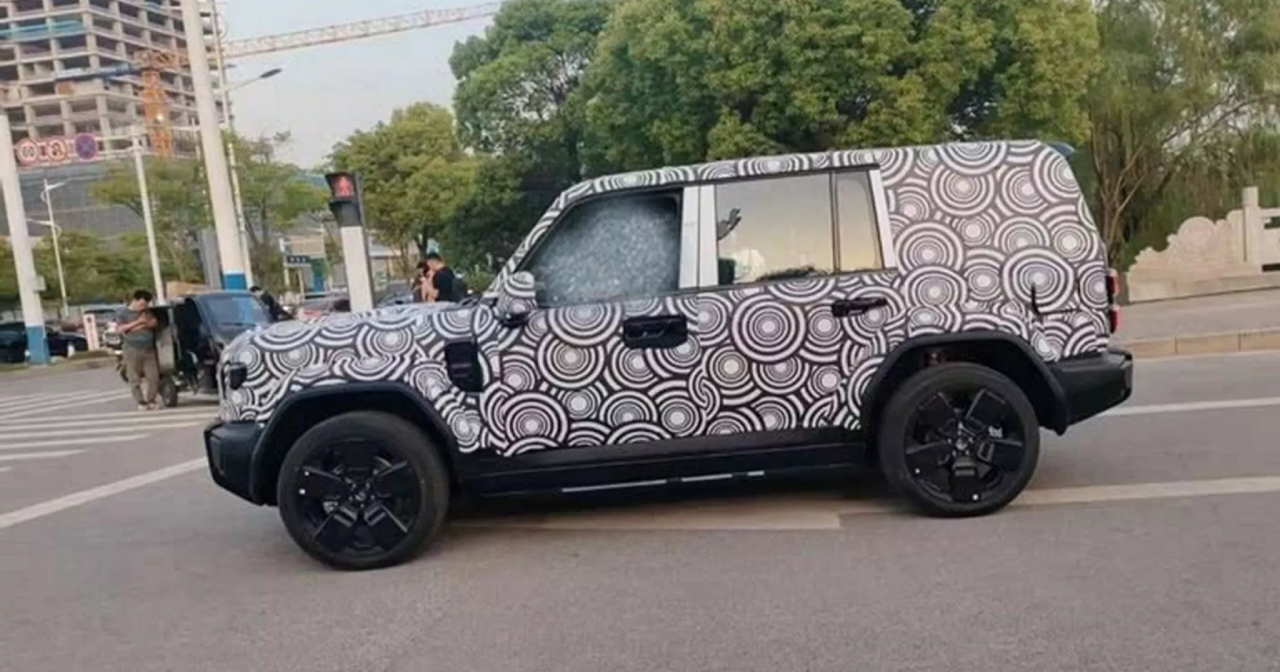 Vista trasera del SUV iCar Vista trasera del SUV iCar