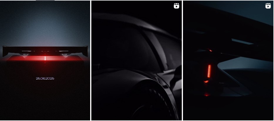 Captura de pantalla de teasers en la página de Instagram de Koenigsegg Captura de pantalla de teasers en la página de Instagram de Koenigsegg