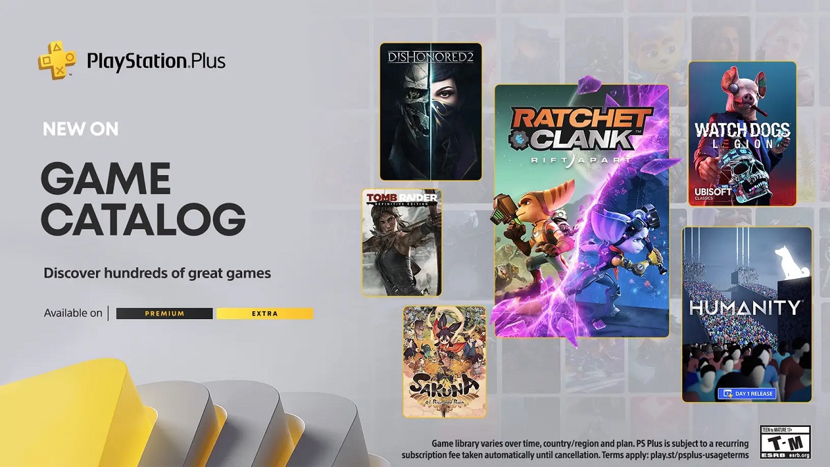 Una interesante selección de juegos espera a los suscriptores de PlayStation Plus Extra y Premium en mayo. El catálogo incluye la trilogía de Tomb Raider, Dishonored 2 y Ratchet & Clank: Rift Apart Una interesante selección de juegos espera a los suscriptores de PlayStation Plus Extra y Premium en mayo. El catálogo incluye la trilogía de Tomb Raider, Dishonored 2 y Ratchet & Clank: Rift Apart