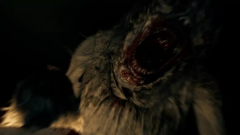 Captura de pantalla de Resident Evil 9 con elementos de horror