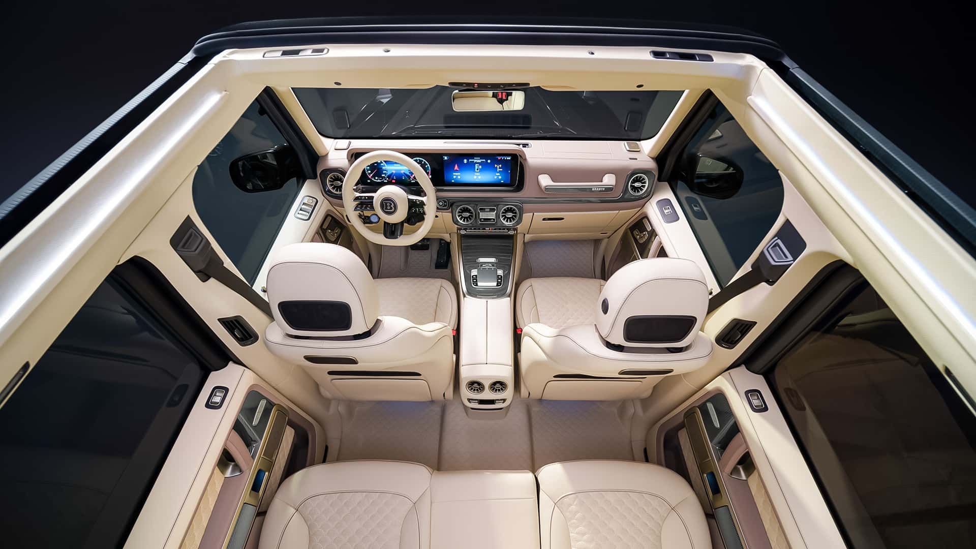Interior del Brabus 800 Cabrio