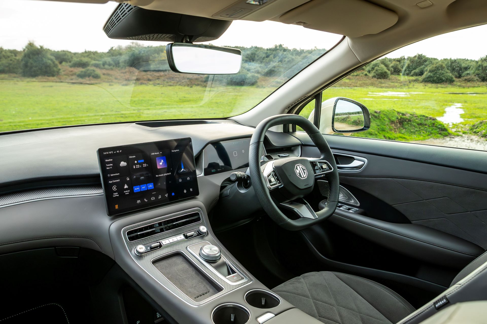 Tablero del MG S6 EV