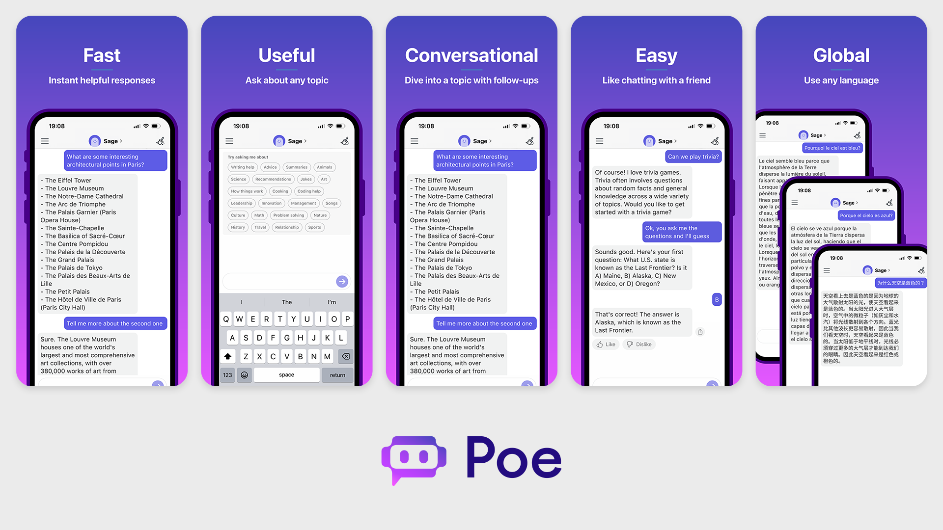 Poe, de Quora, amplía las capacidades de la plataforma con chat multibot y soluciones empresariales Poe, de Quora, amplía las capacidades de la plataforma con chat multibot y soluciones empresariales