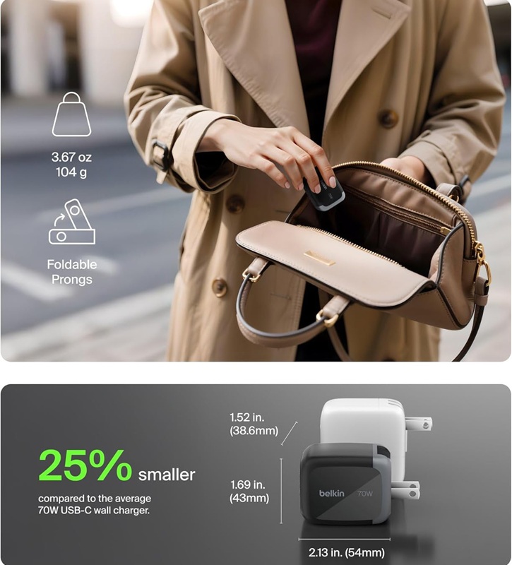 BoostCharge Pro 3-Port GaN Wall Charger