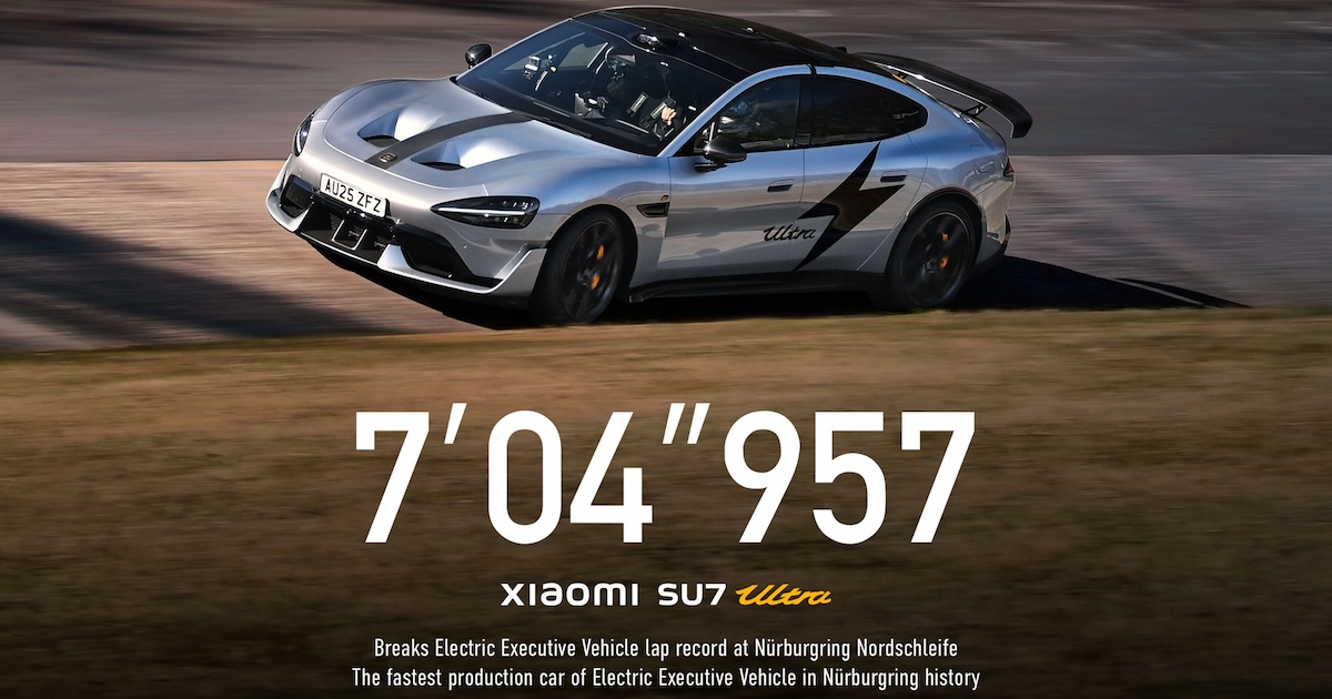 Xiaomi SU7 Ultra en Nürburgring Xiaomi SU7 Ultra en Nürburgring