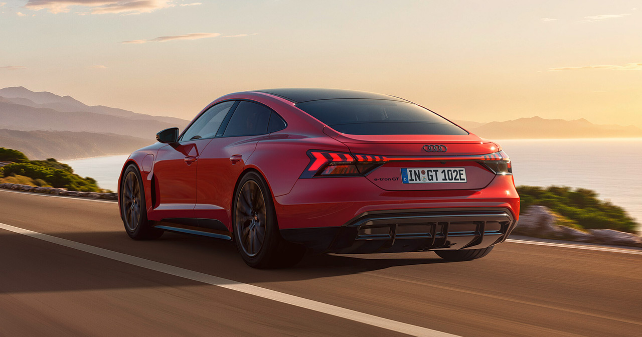 Pantalla del Audi e-tron GT quattro Pantalla del Audi e-tron GT quattro