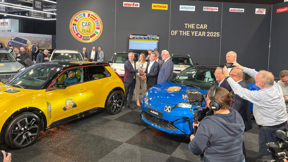 Entrega de los premios Renault 5 E-Tech en Bruselas