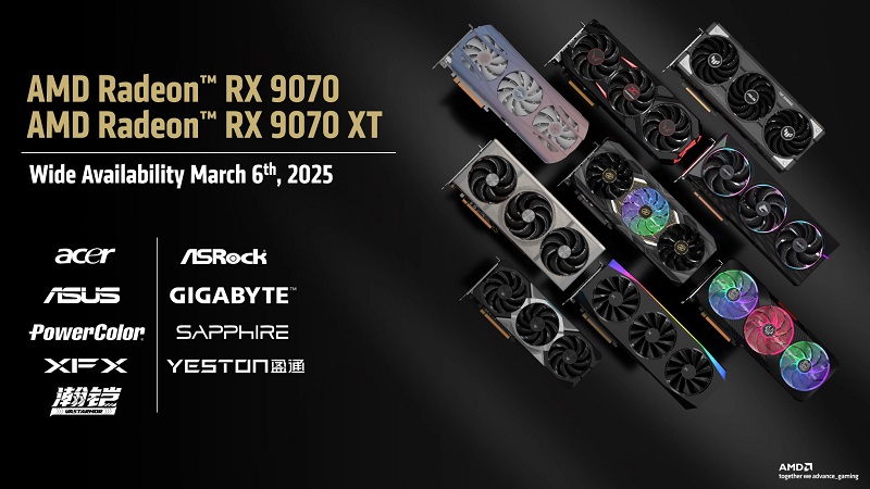 Título de la imagen Tarjetas gráficas asociadas a AMD de Asus, Acer, Sapphire y Gigabyte