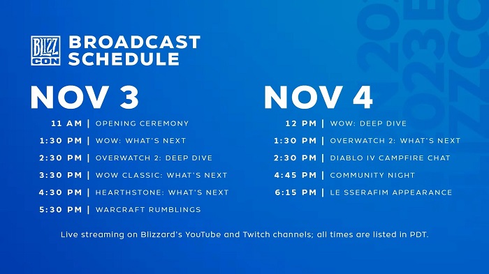 ¡Se acerca una celebración para los fans de los juegos de Blizzard! Se ha dado a conocer el programa del festival BlizzCon para dos días repletos de acción-2 ¡Se acerca una celebración para los fans de los juegos de Blizzard! Se ha dado a conocer el programa del festival BlizzCon para dos días repletos de acción-2