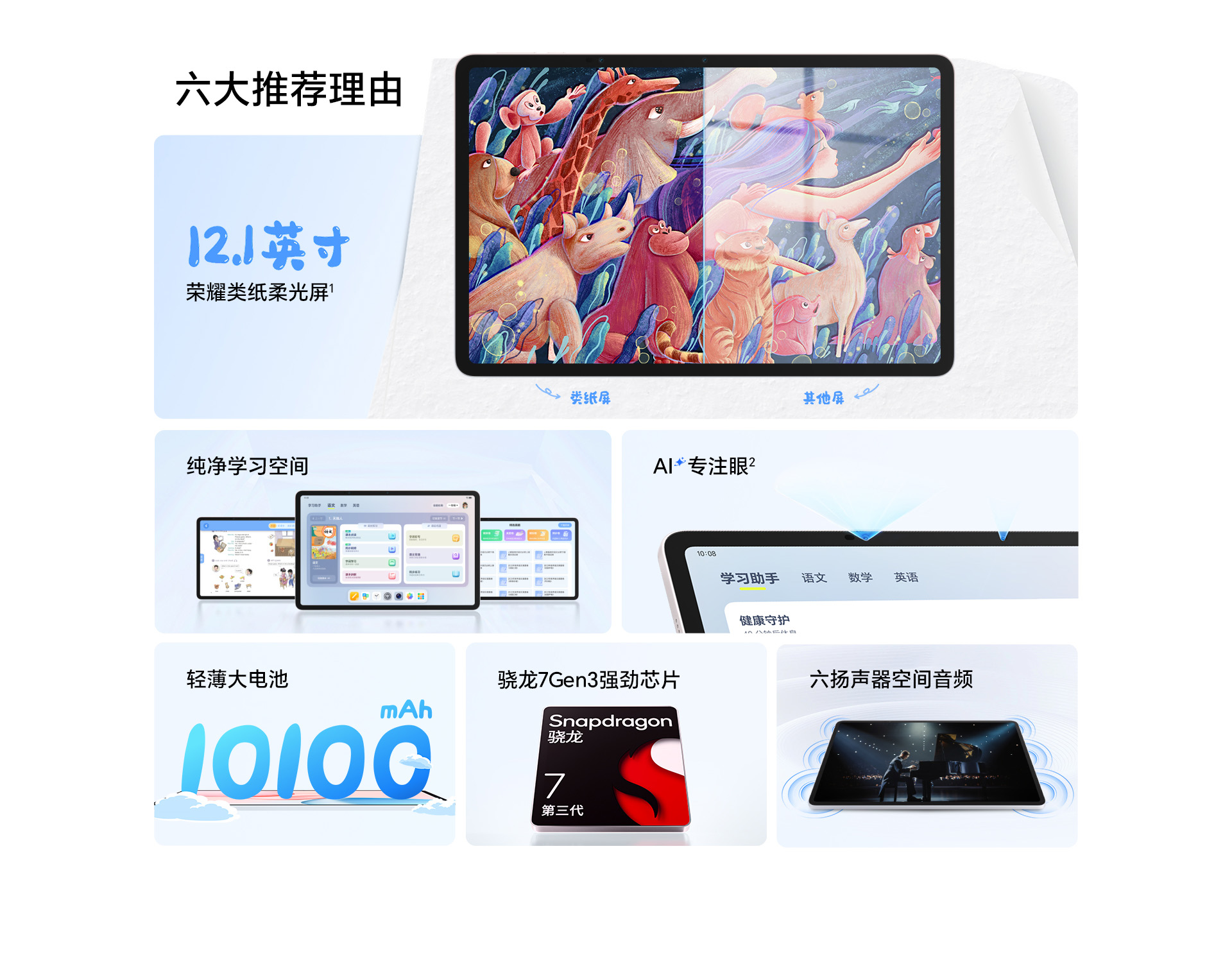 Parte del diseño de la Honor Tablet 10