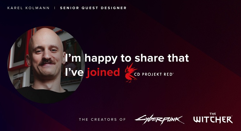 Karel Kolmann – diseñador senior de misiones en The Witcher 4 en CD Projekt RED