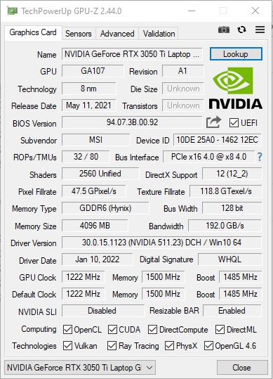 Revisión de MSI Katana GF66 11UD: un arma práctica para un samurái virtual-37 Revisión de MSI Katana GF66 11UD: un arma práctica para un samurái virtual-37