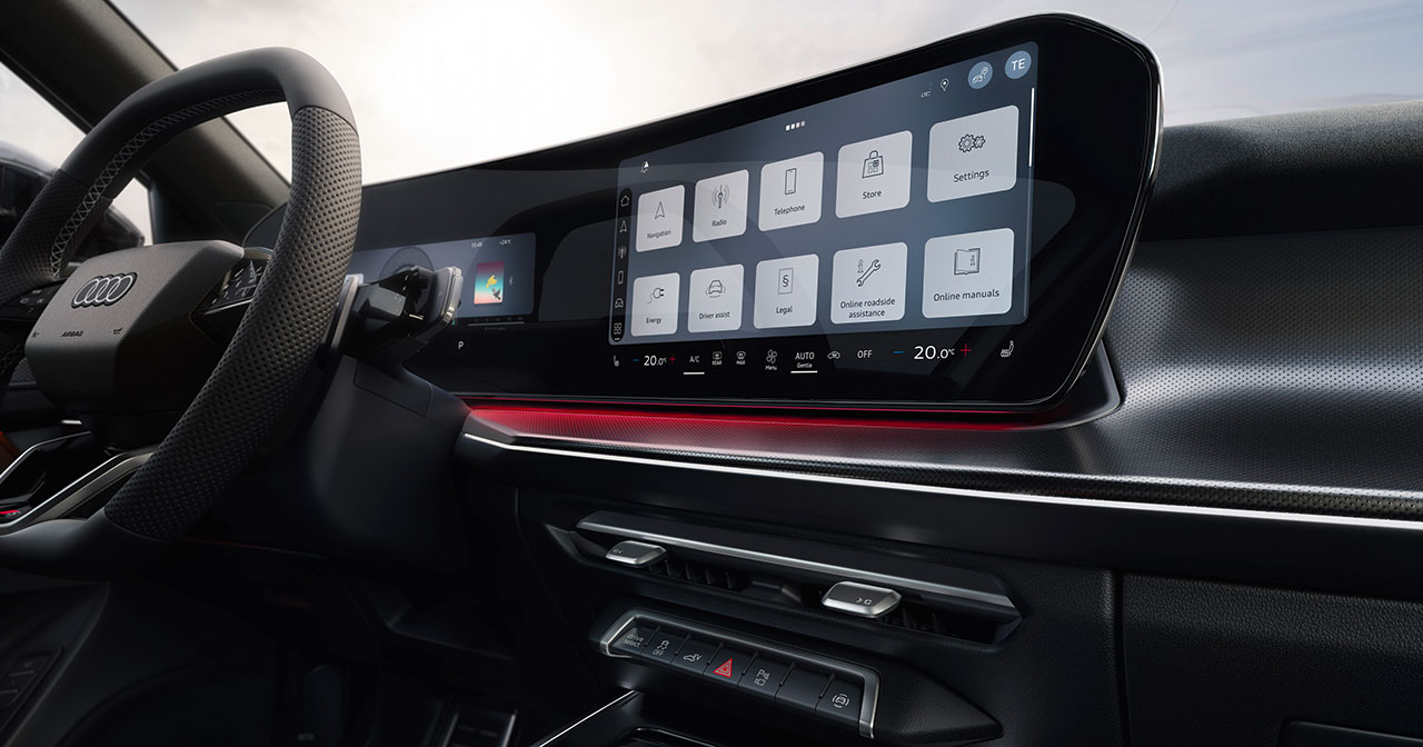 Interior del Audi Q3 Sportback