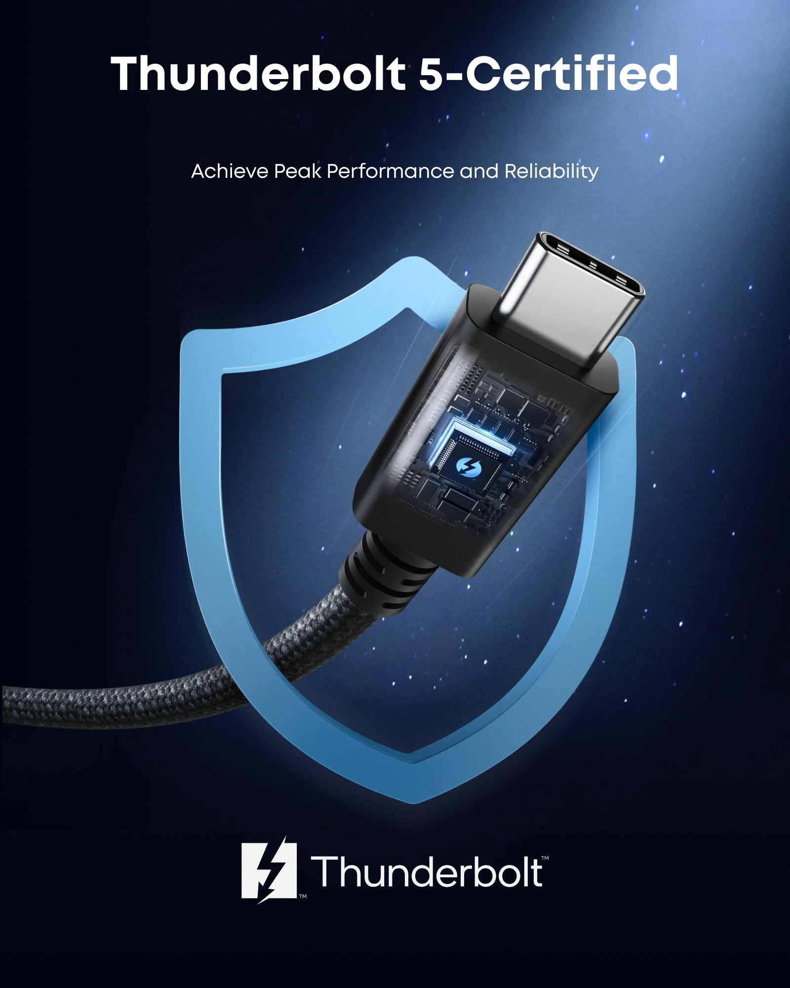 Anker Thunderbolt 5 Cable Features Anker Thunderbolt 5 Cable Features