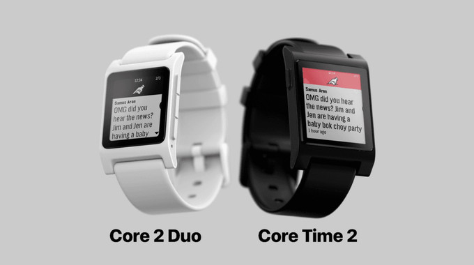 Ahora son el Pebble 2 Duo y el Pebble Time 2. Ilustración: Pebble