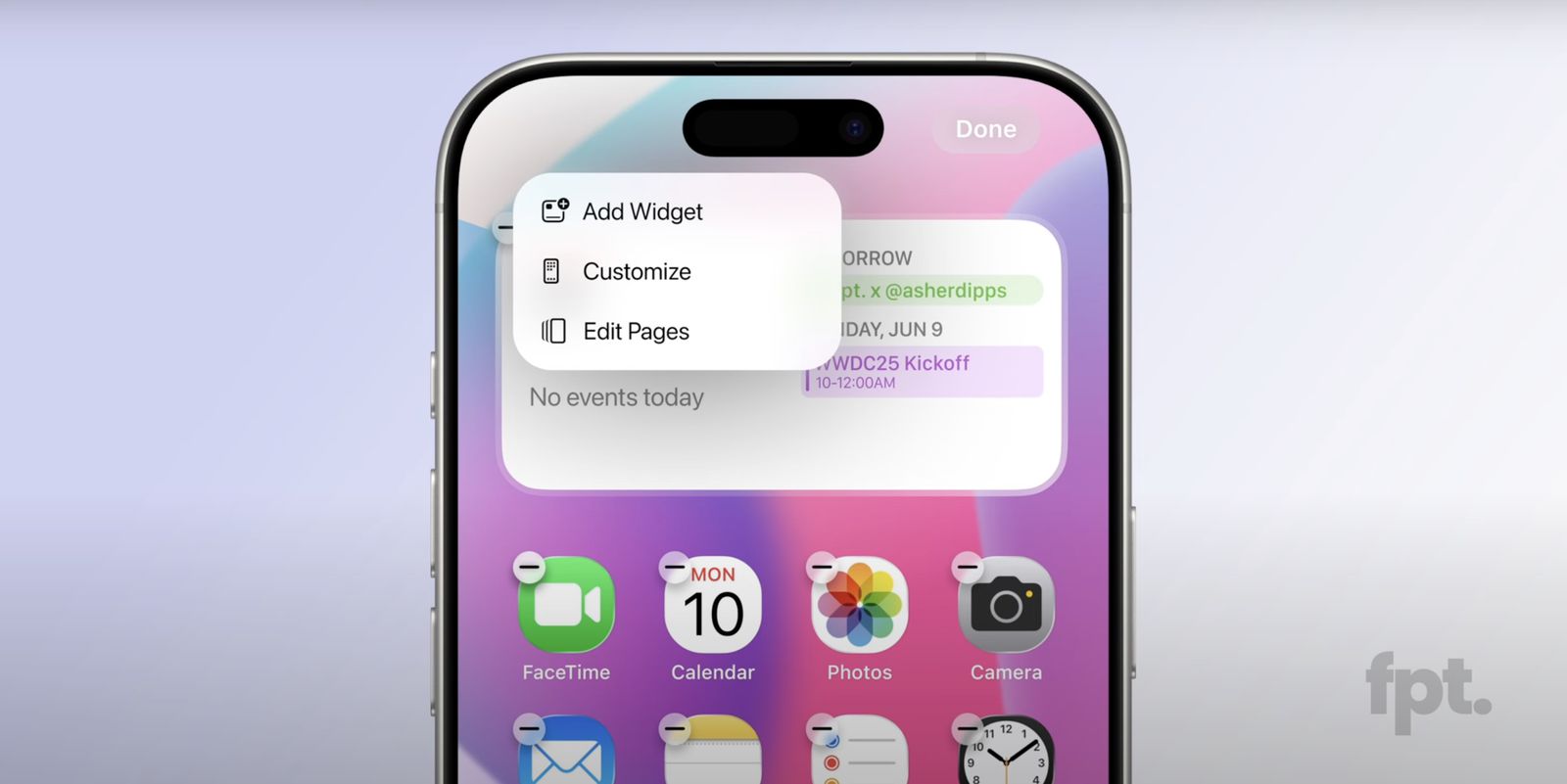 iOS 19 menú iOS 19 menú