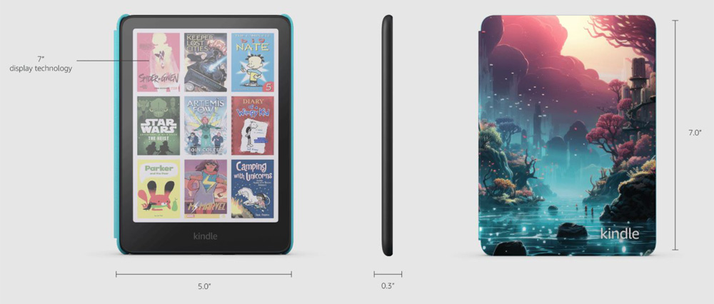 Kindle Colorsoft Kids. Ilustración: Amazon