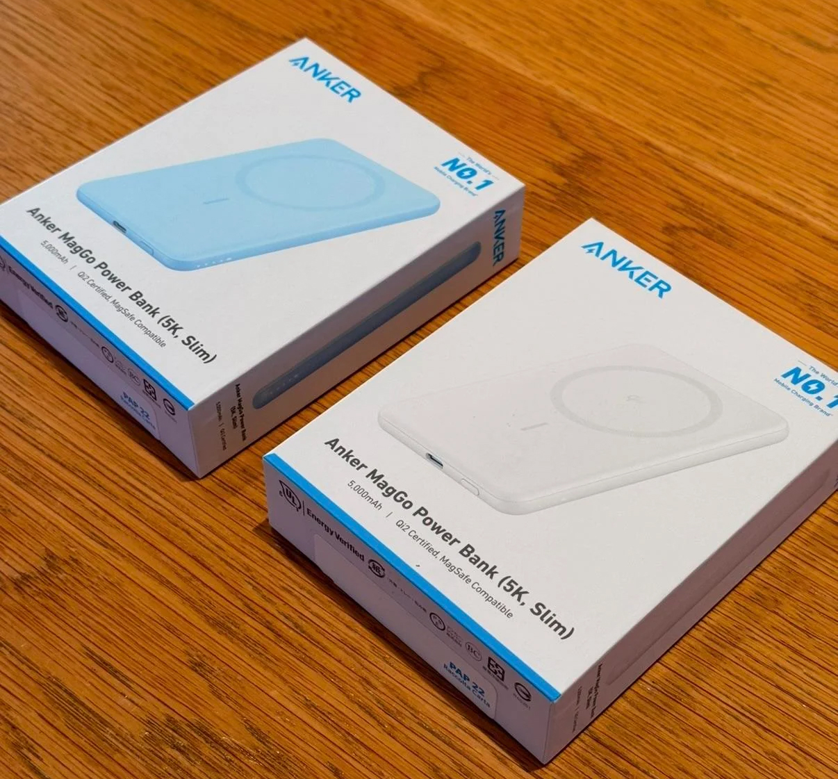 Anker MagGo Qi2 Slim 5K power bank colores Anker MagGo Qi2 Slim 5K power bank colores