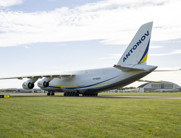 Un avión de carga An-124 ucraniano. Ilustración: Ministerio de Defensa de Nueva Zelanda