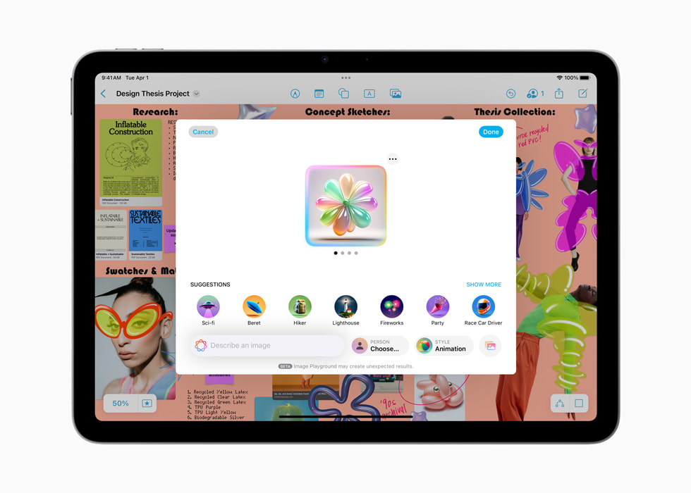 Apple iPad Air con una plataforma de imagen inteligente Apple iPad Air con una plataforma de imagen inteligente