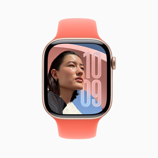 Cara del reloj Photos con Liquid Glass en watchOS 26 Cara del reloj Photos con Liquid Glass en watchOS 26