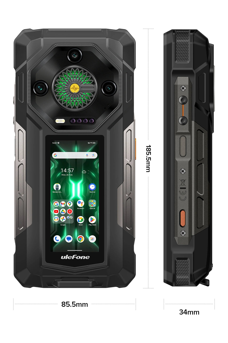 El tercer snapshot de las características de Ulefone Armor 33 Pro