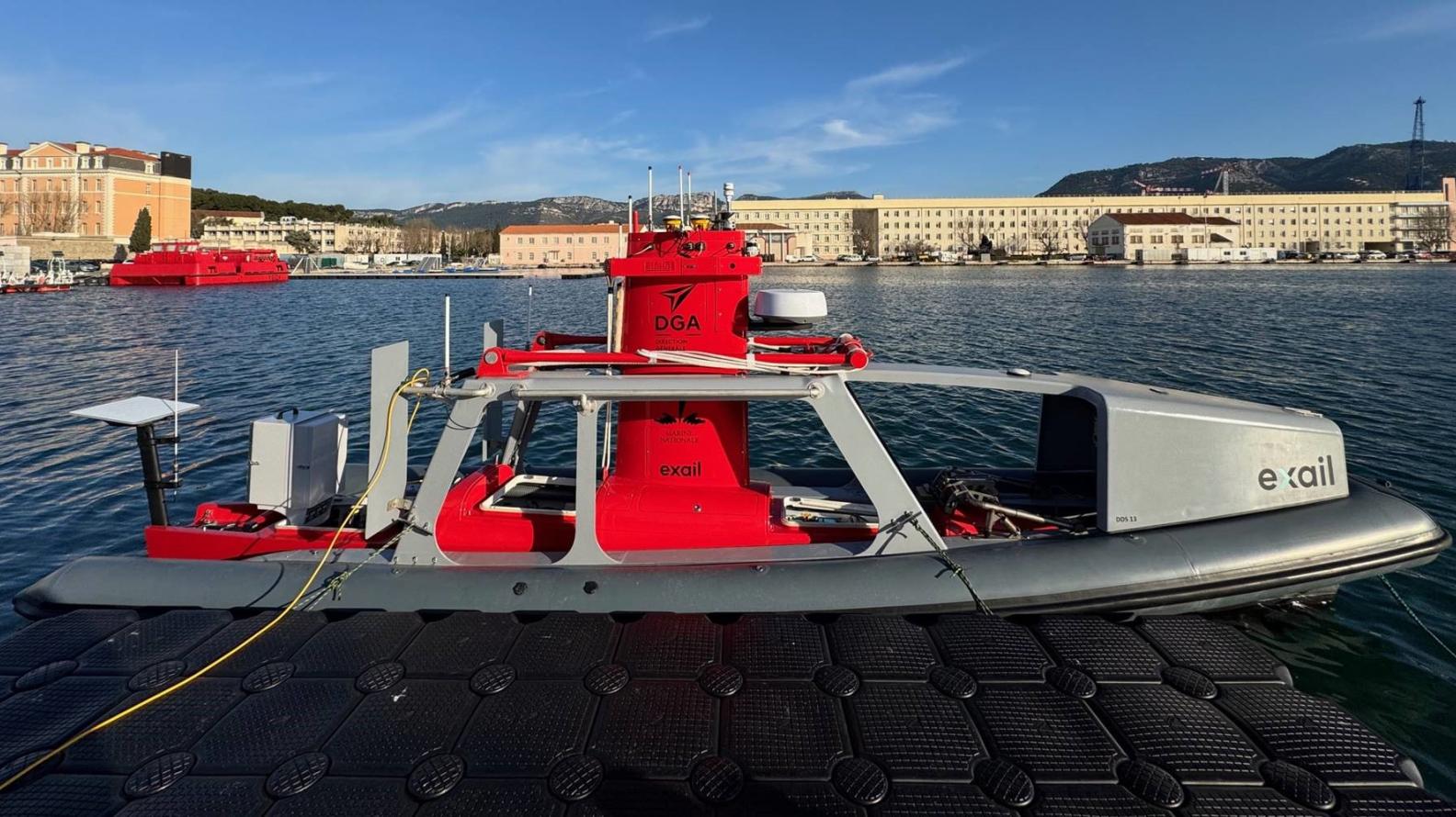 DriX H8 es un dron de superficie desarrollado por Exail