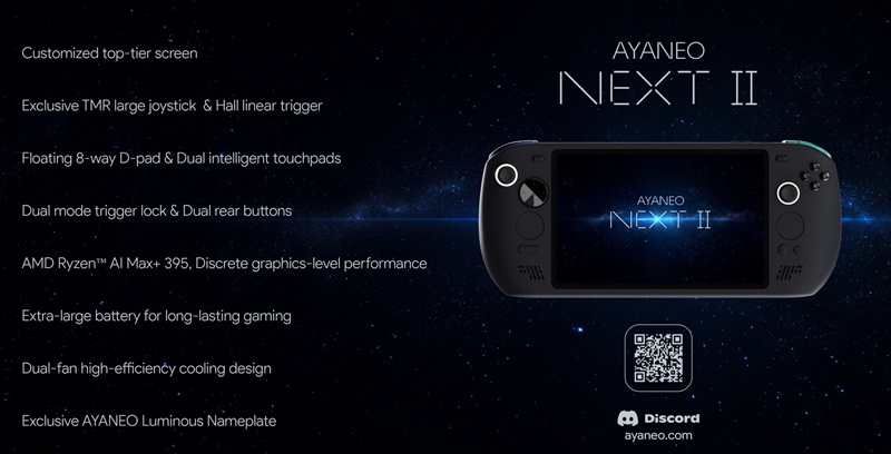 Consola portátil Ayaneo NEXT 2