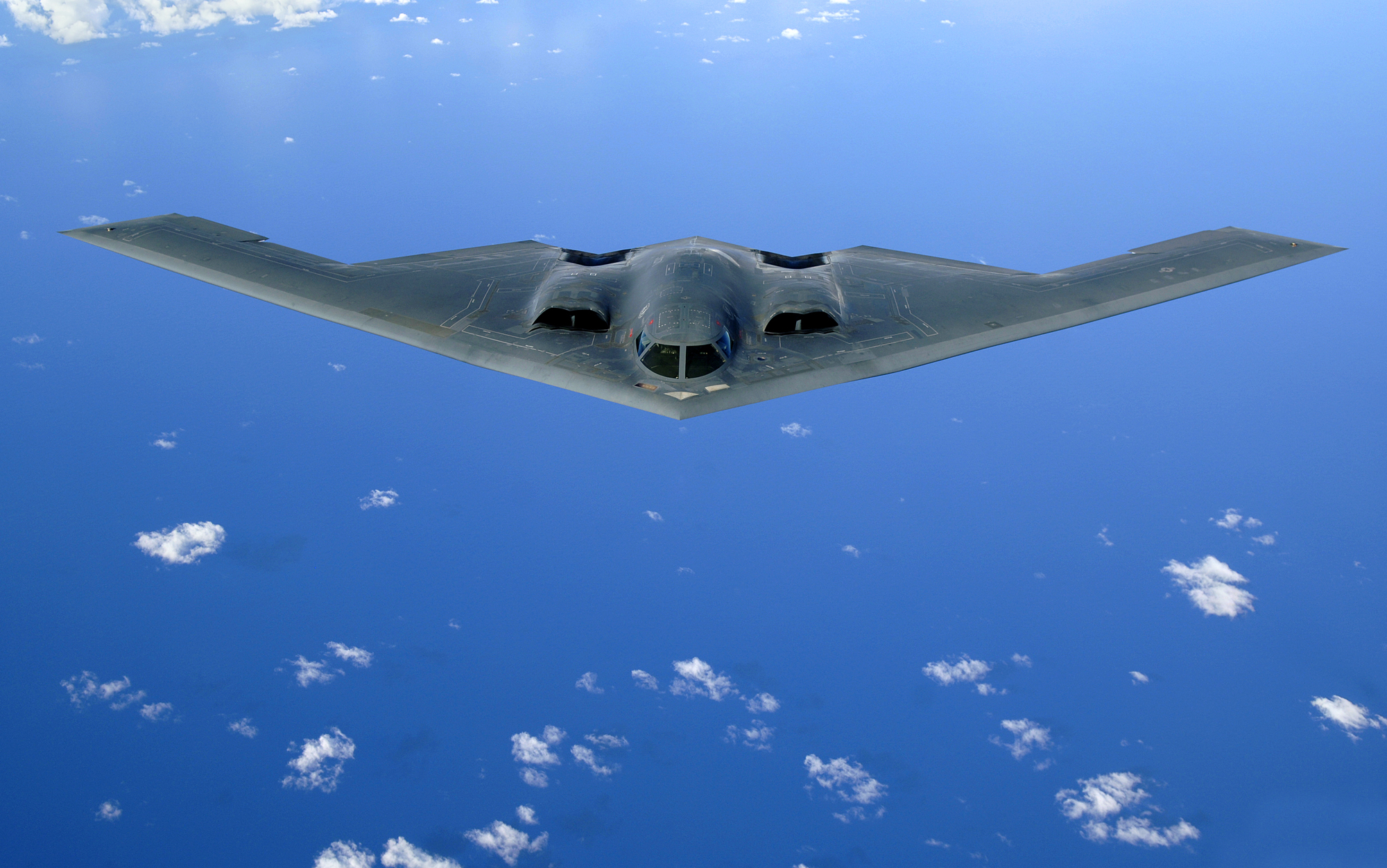 Bombardero B-2 Un bombardero B-2. Ilustración: Wikipedia