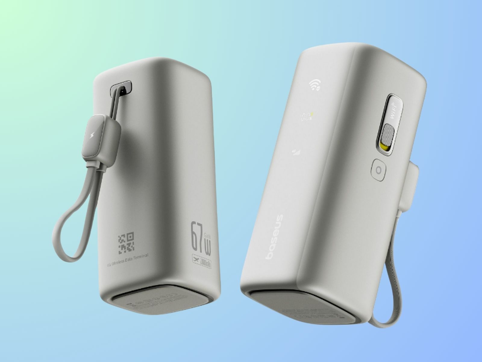 Baseus EnerGeek MiFi Baseus EnerGeek MiFi - un gadget portátil para cargar e Internet móvil
