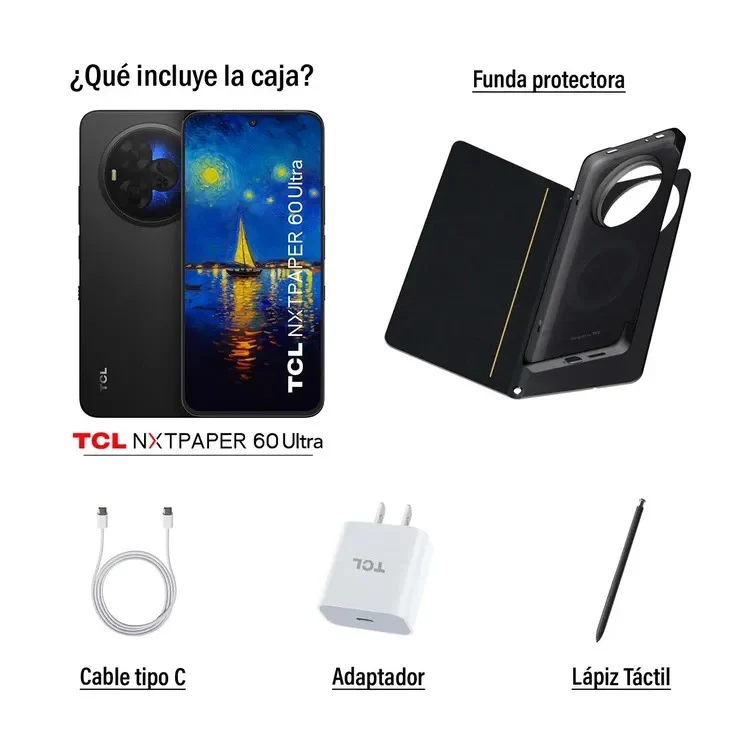 Especificaciones del TCL 60 Ultra Nxtpaper