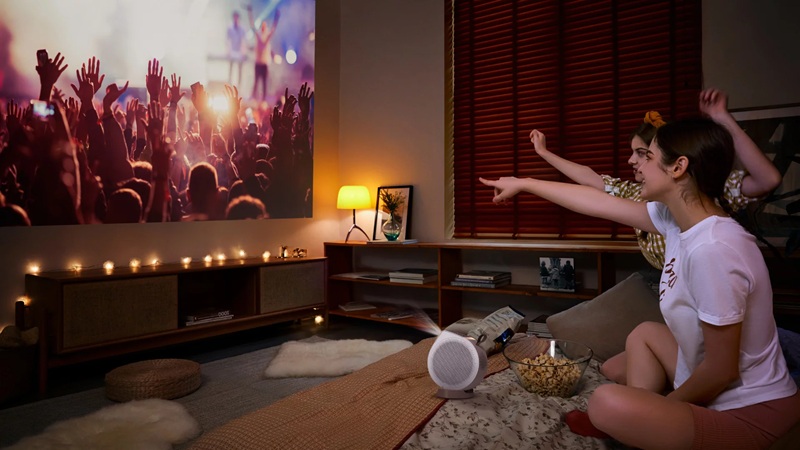 BenQ GV32 en el interior