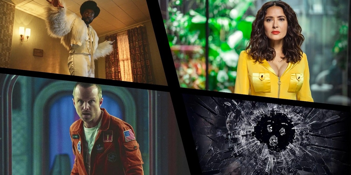 Aaron Paul, Salma Hayek y más famosos en el tráiler de preestreno de la sexta temporada de Black Mirror Aaron Paul, Salma Hayek y más famosos en el tráiler de preestreno de la sexta temporada de Black Mirror