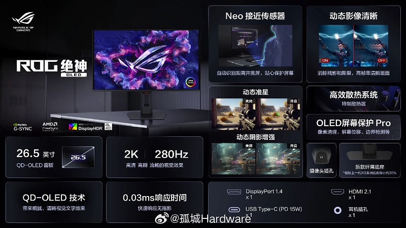 Imagen ASUS ROG Strix XG27ACDMS Imagen ASUS ROG Strix XG27ACDMS