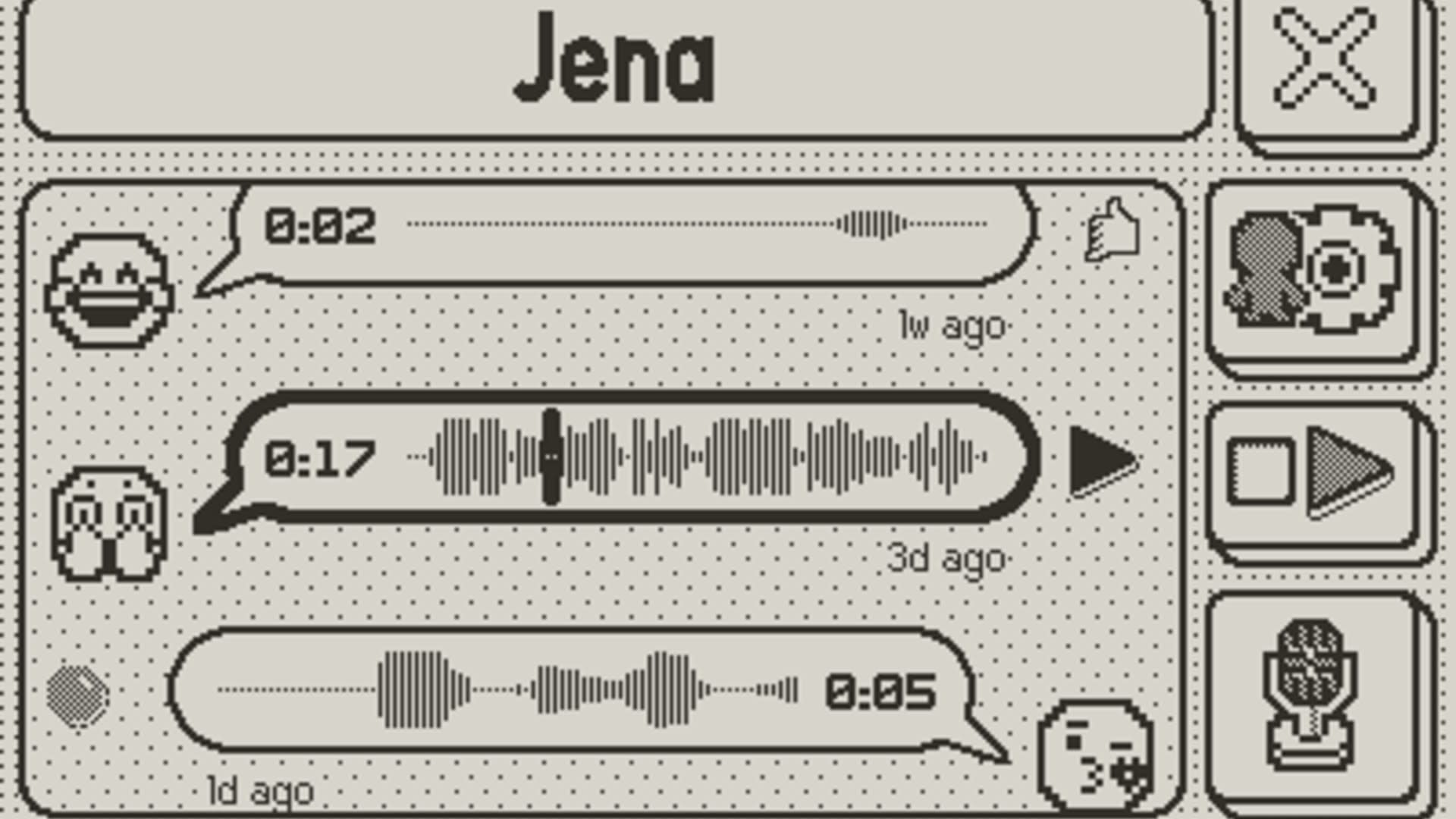 Captura de pantalla del chat en helloyellow