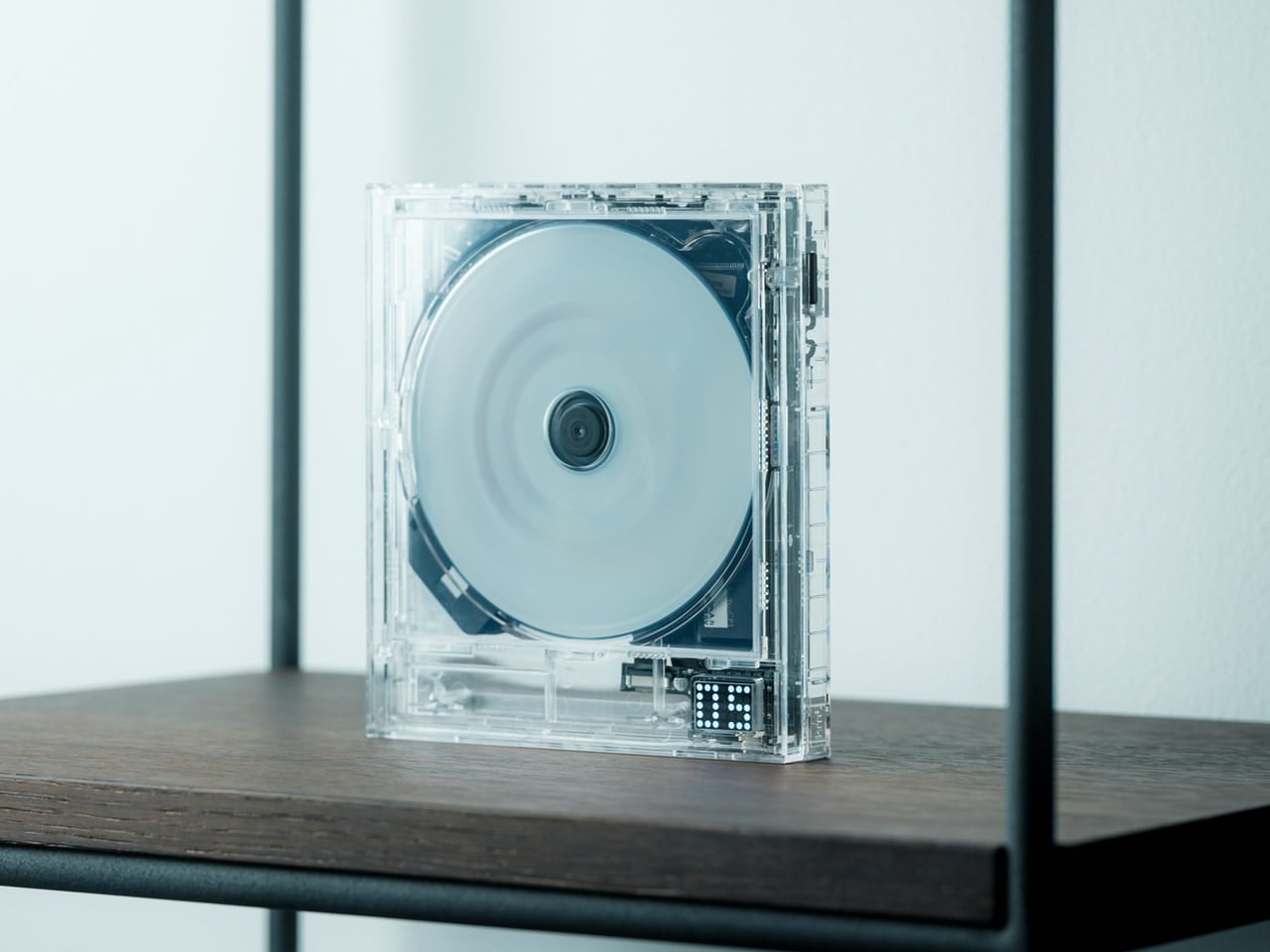 Reproductor de CD ClearFrame en acción