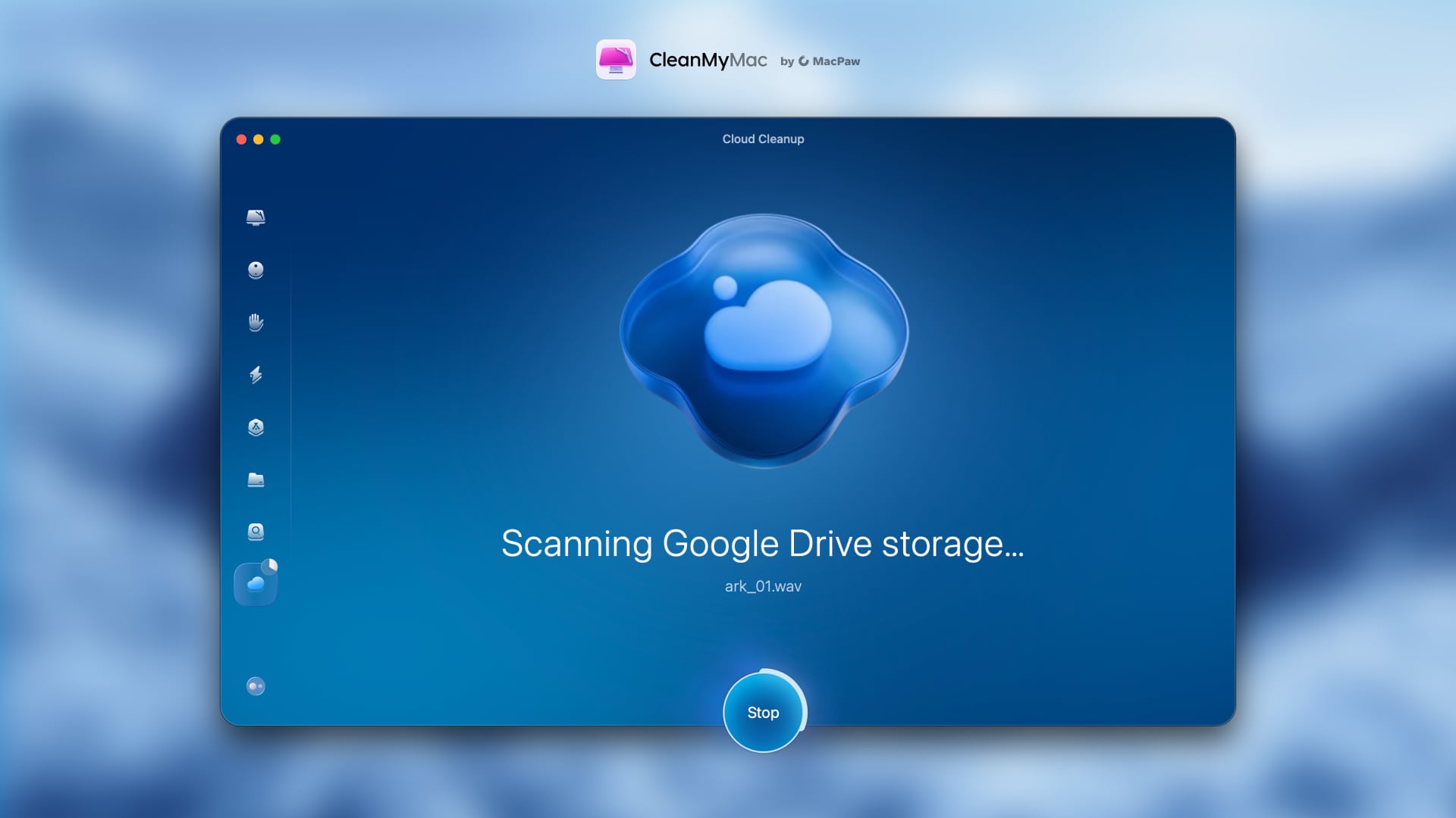 CleanMyMac Cloud Cleanup - Visualización de memoria CleanMyMac Cloud Cleanup - Visualización de memoria
