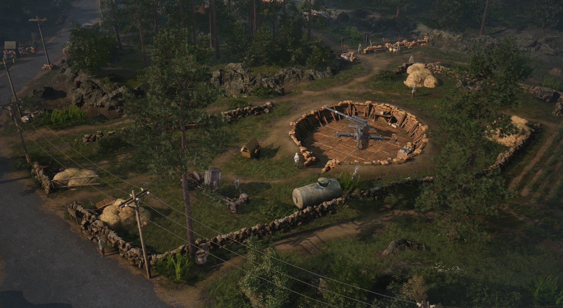Una escena del juego Commandos: Origins