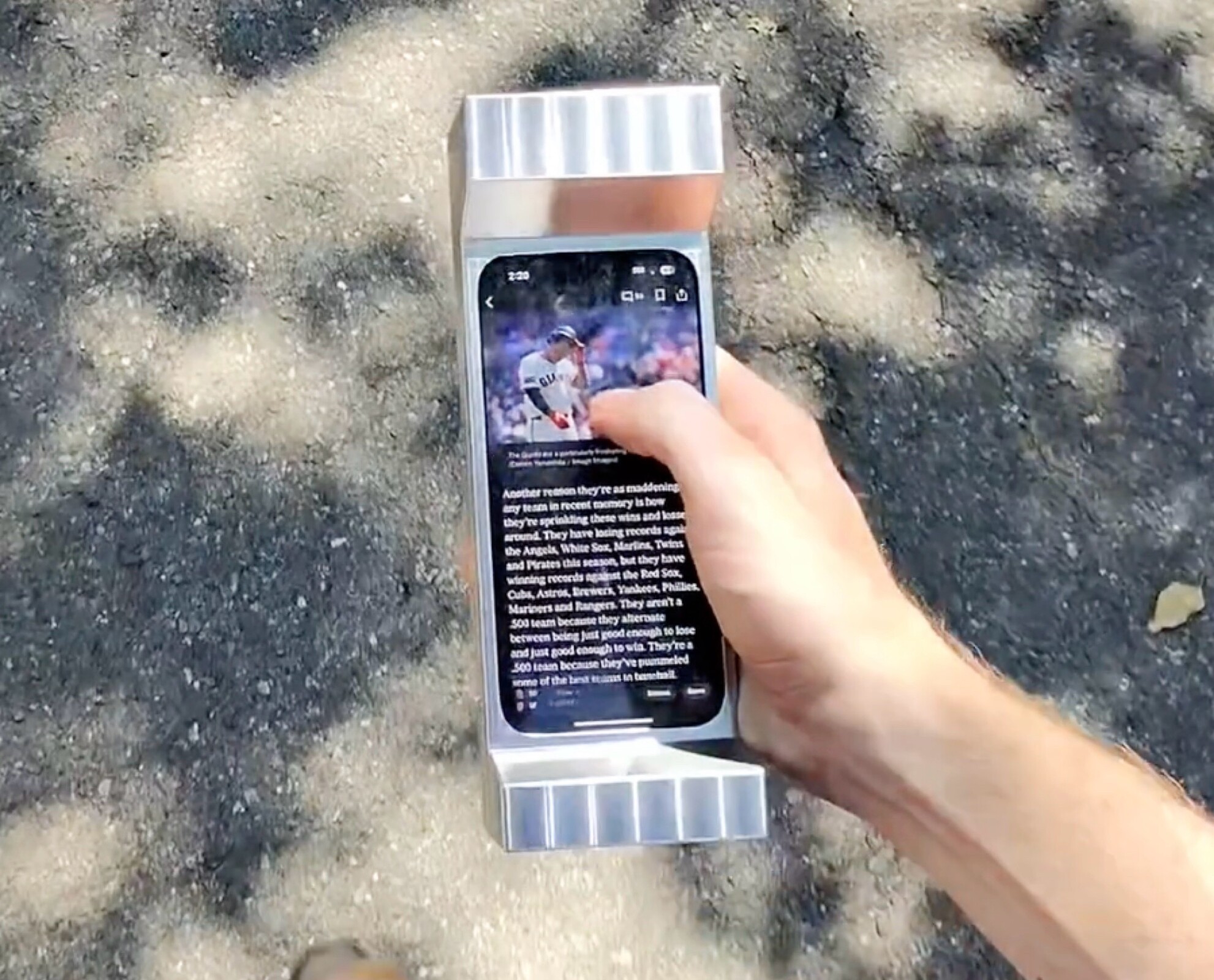 Smartphone case - close-up