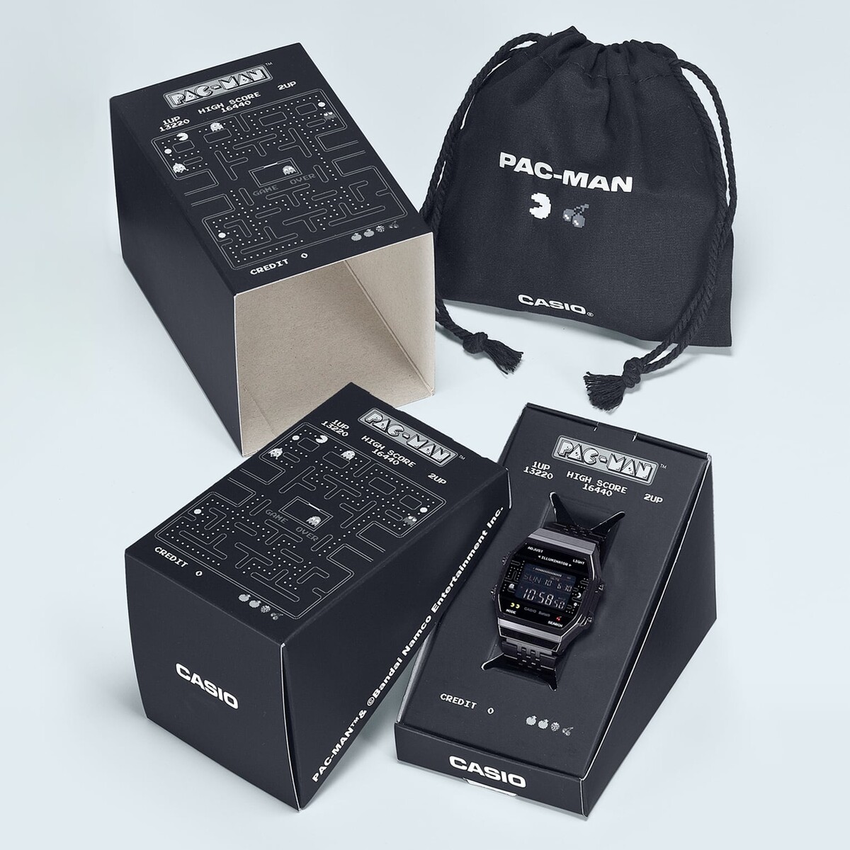 Reloj Casio ABL-100WEPC-1B con personajes de Pac-Man Reloj Casio ABL-100WEPC-1B con personajes de Pac-Man