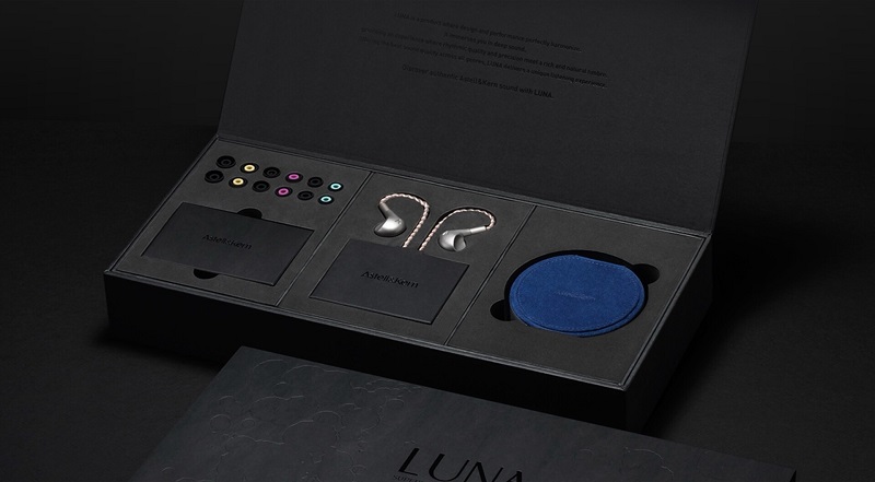 Conjunto de auriculares Luna con estuche Conjunto de auriculares Luna con estuche